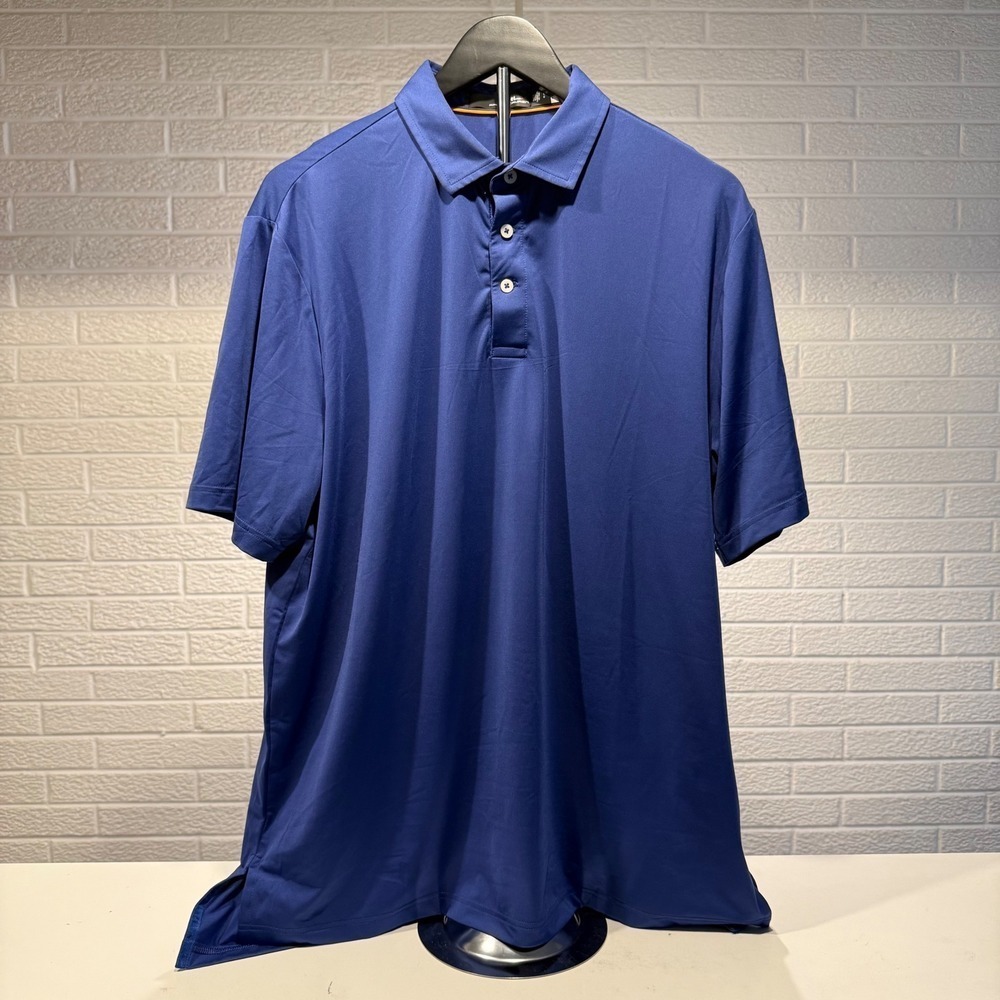 RLX Ralph Lauren Men's Golf‎ Polo Shirt Blue Short Sleeve